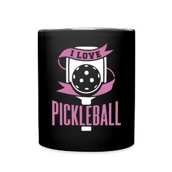 Pickleball masculin Sports Funny Pickleball Design - Mug uni - noir - Devant