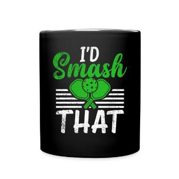 Pickleball masculin Sports Funny Pickleball Design - Mug uni - noir - Devant