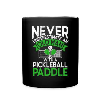 Pickleball masculin Sports Funny Pickleball Design - Mug uni - noir - Devant