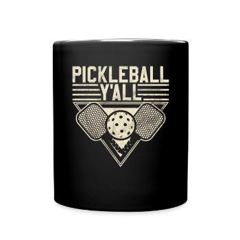Pickleball masculin Sports Funny Pickleball Design - Mug uni - noir - Devant