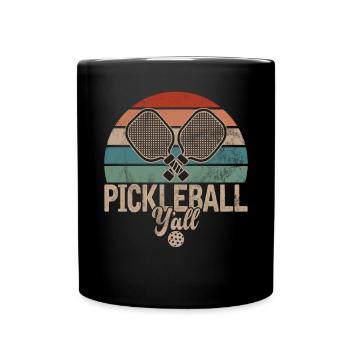 Pickleball masculin Sports Funny Pickleball Design - Mug uni - noir - Devant