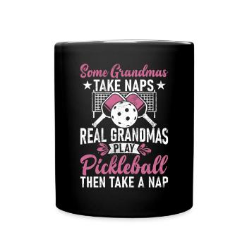 Pickleball masculin Sports Funny Pickleball Design - Mug uni - noir - Devant