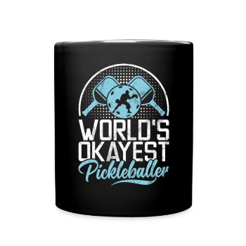 Pickleball masculin Sports Funny Pickleball Design - Mug uni - noir - Devant