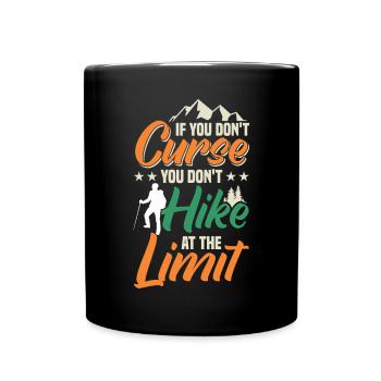 Si vous ne jurez pas, faites de la randonnée - Mug uni - noir - Devant