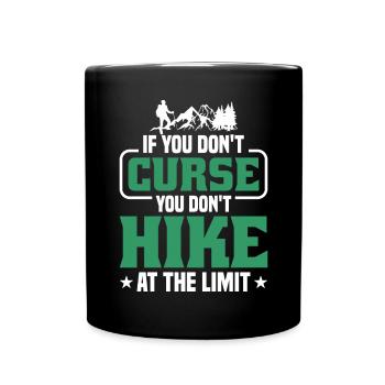 Si vous ne jurez pas, faites de la randonnée - Mug uni - noir - Devant