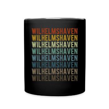 Wilhelmshaven City Rétro Vintage - Mug uni - noir - Devant