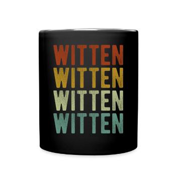 Witten Stadt Retro Vintage - Mug uni - noir - Devant