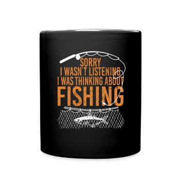 I'm sorry I wasn't listening - Full Colour Mug - black - Front
