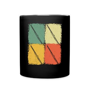 Flute Flute player Flutist - Full Colour Mug - black - Front