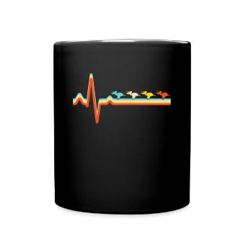 Pelikan Retro Heartbeat - Mug uni - noir - Devant
