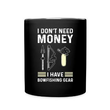 Je n’ai pas besoin d’argent. J’ai du matériel pour - Mug uni - noir - Devant
