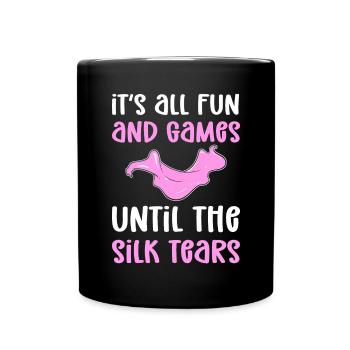 Tout est amusant - Mug uni - noir - Devant