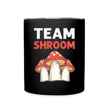 Équipe Pilz. Morel Hunter Champignon butineur - Mug uni - noir - Devant