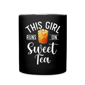 Cadeaux pour amateurs de thé sucré - Mug uni - noir - Devant