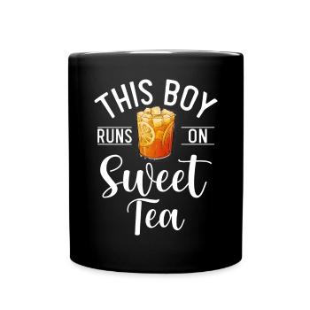 Cadeaux pour amateurs de thé sucré - Mug uni - noir - Devant