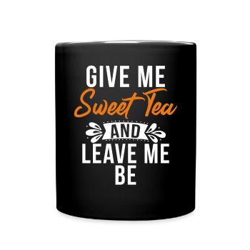 Cadeaux pour amateurs de thé sucré - Mug uni - noir - Devant
