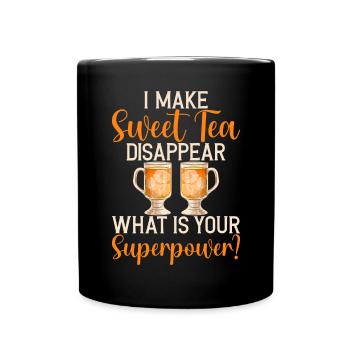 Cadeaux pour amateurs de thé sucré - Mug uni - noir - Devant