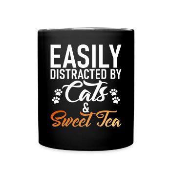 Cadeaux pour amateurs de thé sucré - Mug uni - noir - Devant
