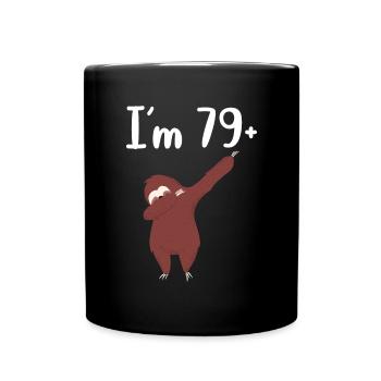 Faultier Liebhaber Faultier Geschenk - Tasse einfarbig - Schwarz - Vorne