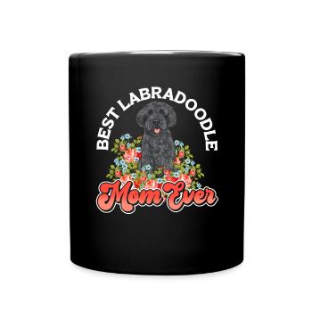 Labradoodle Chien - Mug uni - noir - Devant