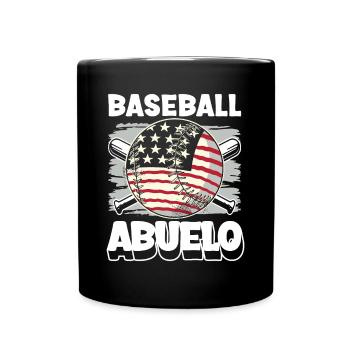 Baseball Abuelo Shirt Gift Grandpa Grandpa - Full Colour Mug - black - Front
