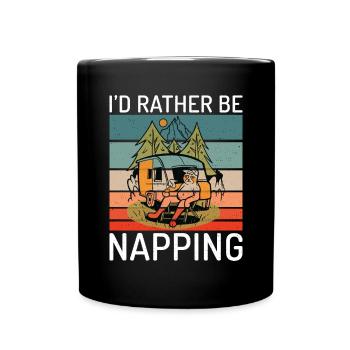 Faultier Liebhaber Faultier Geschenk - Tasse einfarbig - Schwarz - Vorne