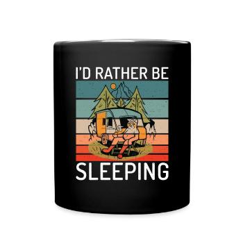 Faultier Liebhaber Faultier Geschenk - Tasse einfarbig - Schwarz - Vorne