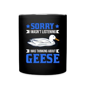 Geese Gift Goose Farmer Goose Goose - Full Colour Mug - black - Front