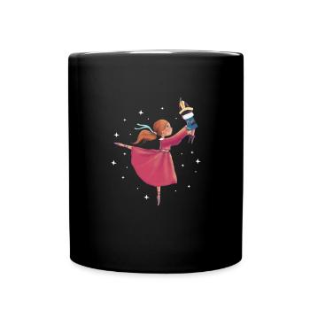 Ballett Ballerina Ballet-Tänzerin Tanzen Geschenk - Tasse einfarbig - Schwarz - Vorne