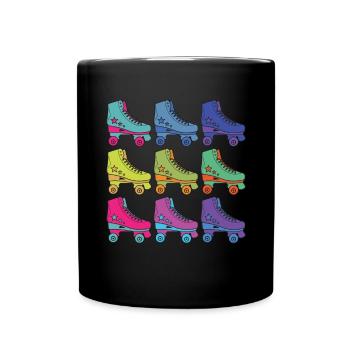 Roller skates - Full Colour Mug - black - Front