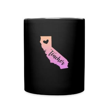 Californie - Mug uni - noir - Devant
