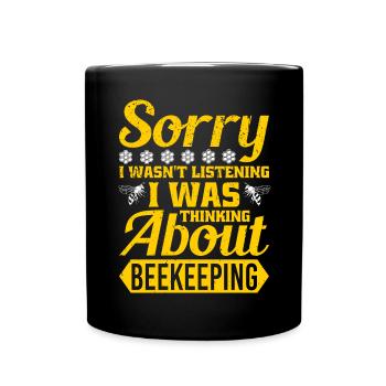 Sorry, I listened, I - Full Colour Mug - black - Front