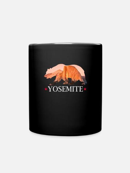 Yosemite National Park - Tasse einfarbig - Schwarz