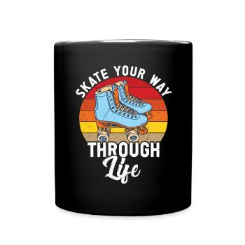 Roller skates - Full Colour Mug - black - Front