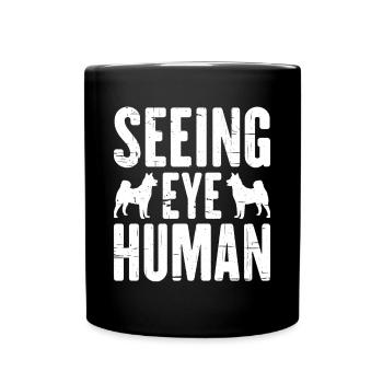 Seeing Eye Human 24 - Tasse einfarbig - Schwarz - Vorne