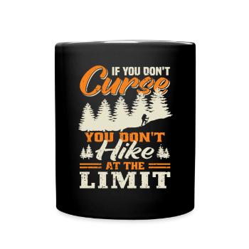 Si vous ne jurez pas, faites de la randonnée - Mug uni - noir - Devant