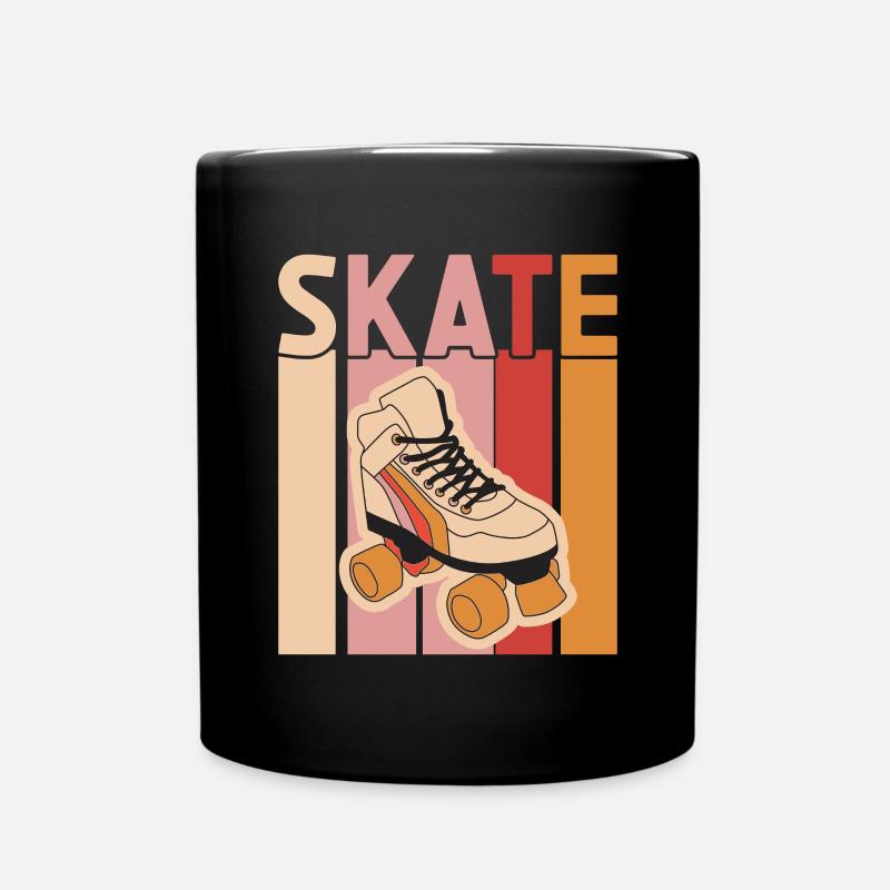 Rollschuhe - Tasse einfarbig - Schwarz