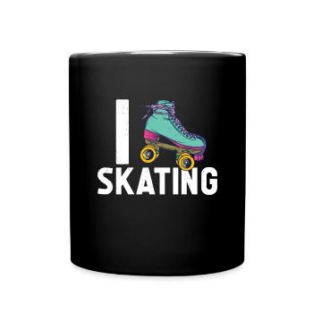 Roller skates - Full Colour Mug - black - Front