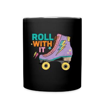 Roller skates - Full Colour Mug - black - Front