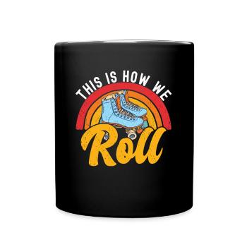 Roller skates - Full Colour Mug - black - Front