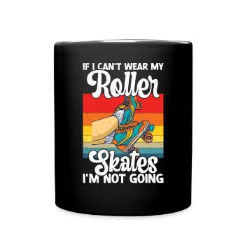 Roller skates - Full Colour Mug - black - Front
