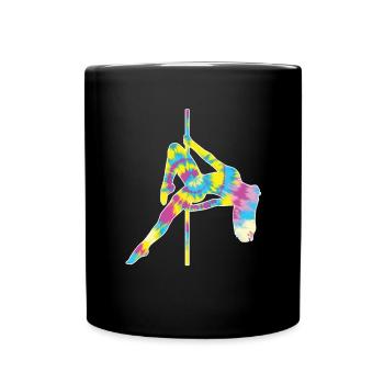 Pole Dance - Tasse einfarbig - Schwarz - Vorne