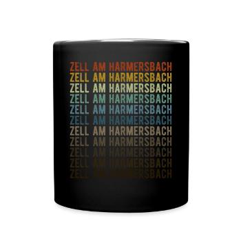 Zell am Harmersbach Stadt Retro Vintage - Full Colour Mug - black - Front