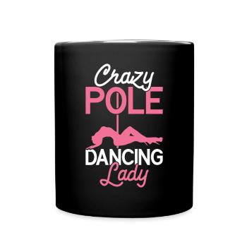 Pole Dance - Tasse einfarbig - Schwarz - Vorne