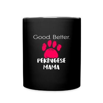 Pekingese - Full Colour Mug - black - Front