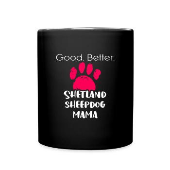 Berger Shetland - Mug uni - noir - Devant