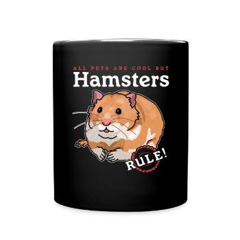 Hamster Dwarf Hamster Golden Hamster Gift - Full Colour Mug - black - Front