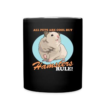 Hamster Dwarf Hamster | Golden Hamster Gift - Full Colour Mug - black - Front
