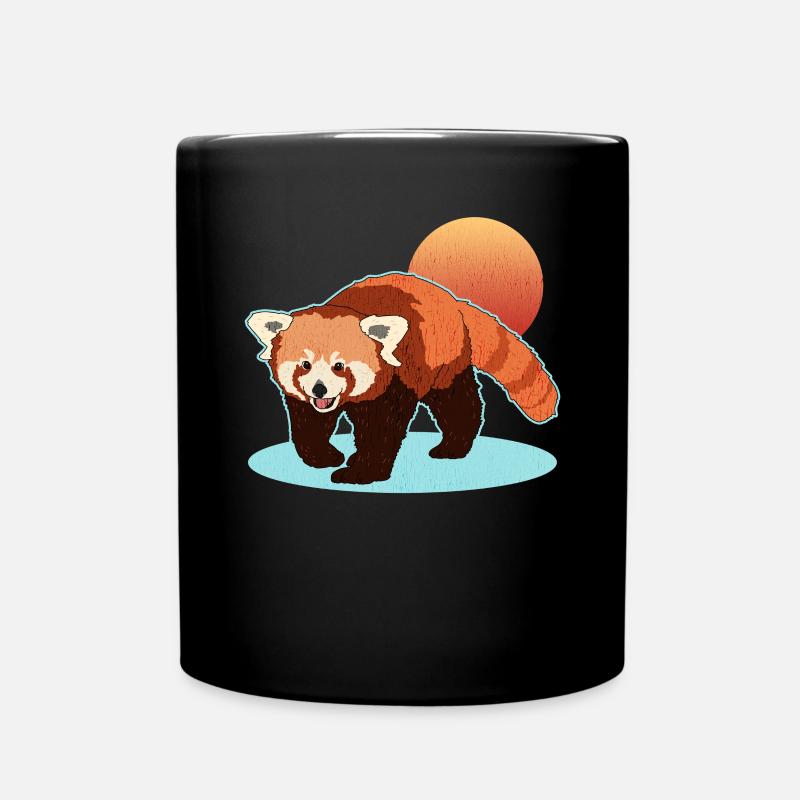 Red Panda Red Panda Red Pandas Gift - Full Colour Mug - black