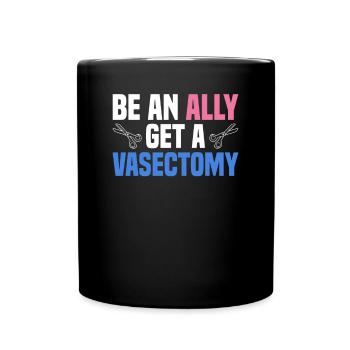 Vasectomy Operation Retirement - Full Colour Mug - black - Front